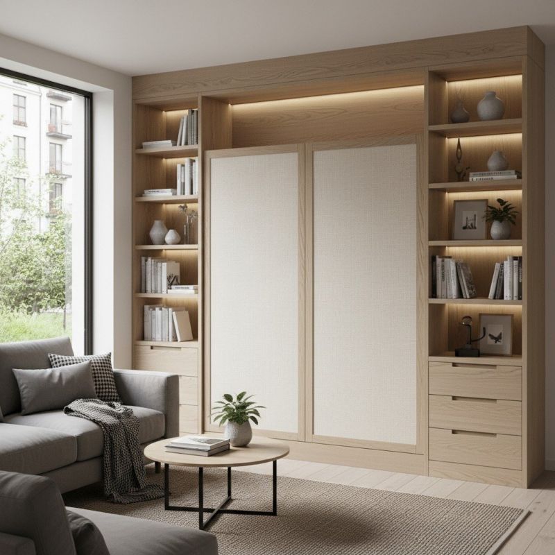 Built In Bookcase Installation in Winston Salem, NC