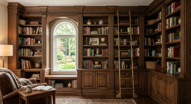 Built In Bookshelves Installation in Alexandria, VA