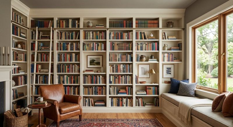 Built In Bookshelves Installation in Charlotte, NC